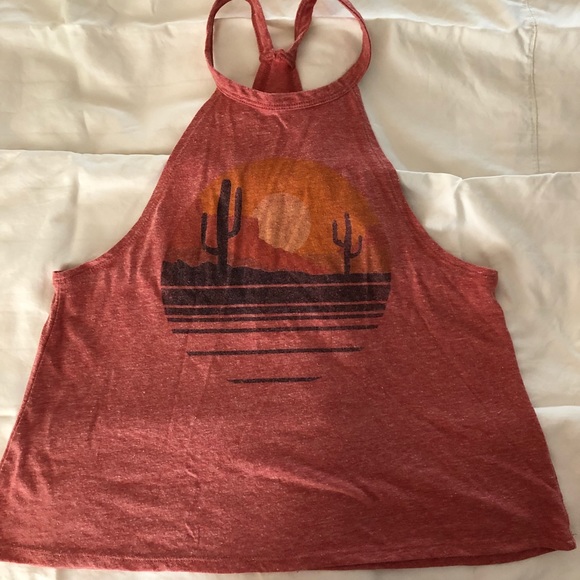 Modern Lux Tops - Desert Design Halter Tank Top